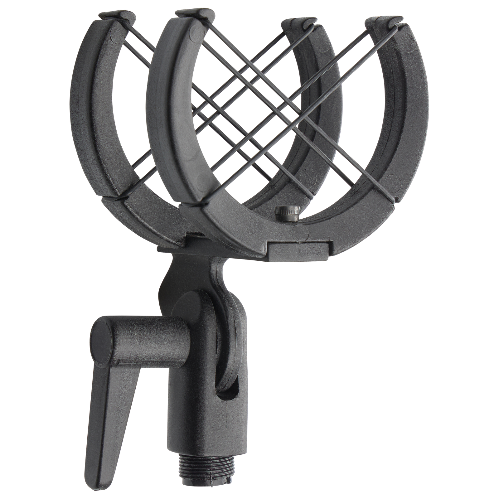 Lightweight shock mount for boom microphones
