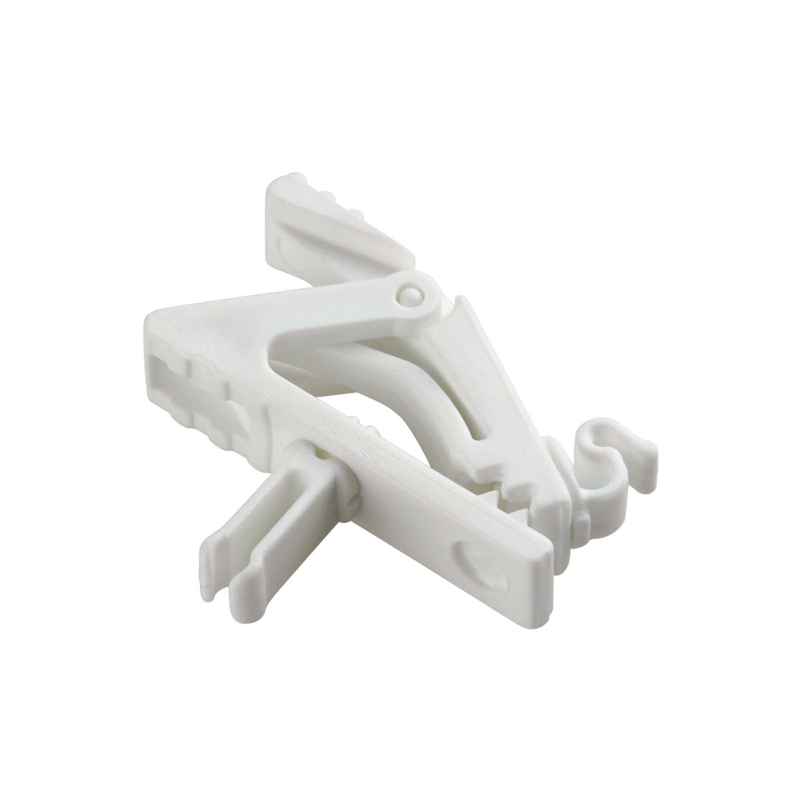 Plastic Clips for Lavalier Microphones white medium - Clips de Plástico para Micrófonos Lavalier blanco medio