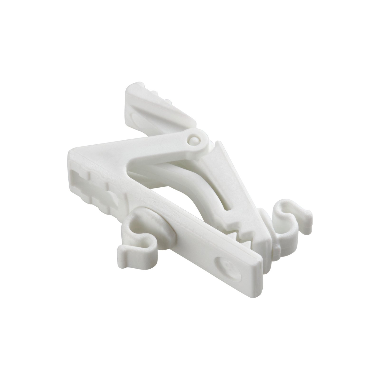 Plastic Clips for Lavalier Microphones white short - Clips de Plástico para Micrófonos Lavalier blanco corto