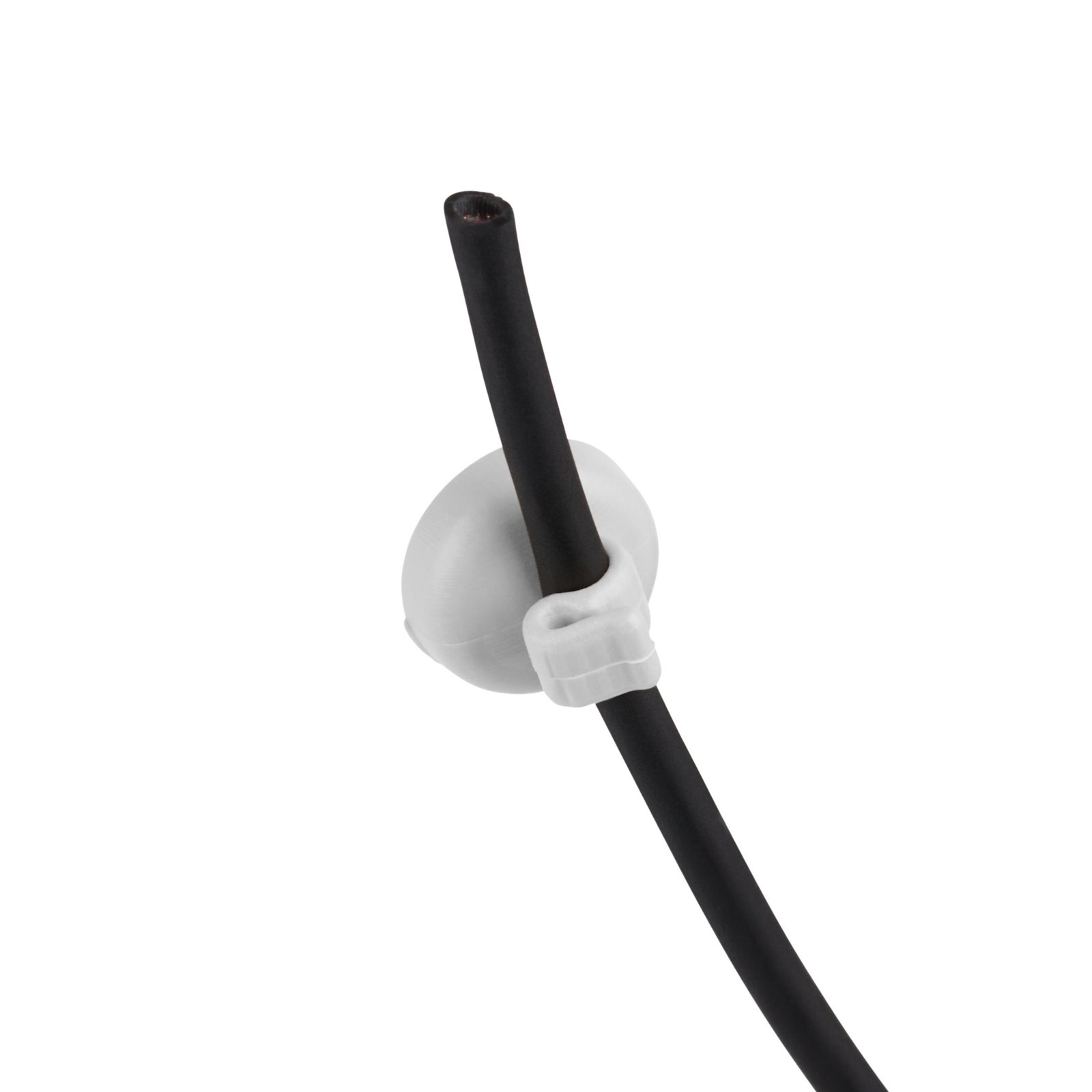 RKR Micro Magnetic Clip 8 mm white cord cable - RKR Micro Clip Magnético 8 mm blanco cordon cable