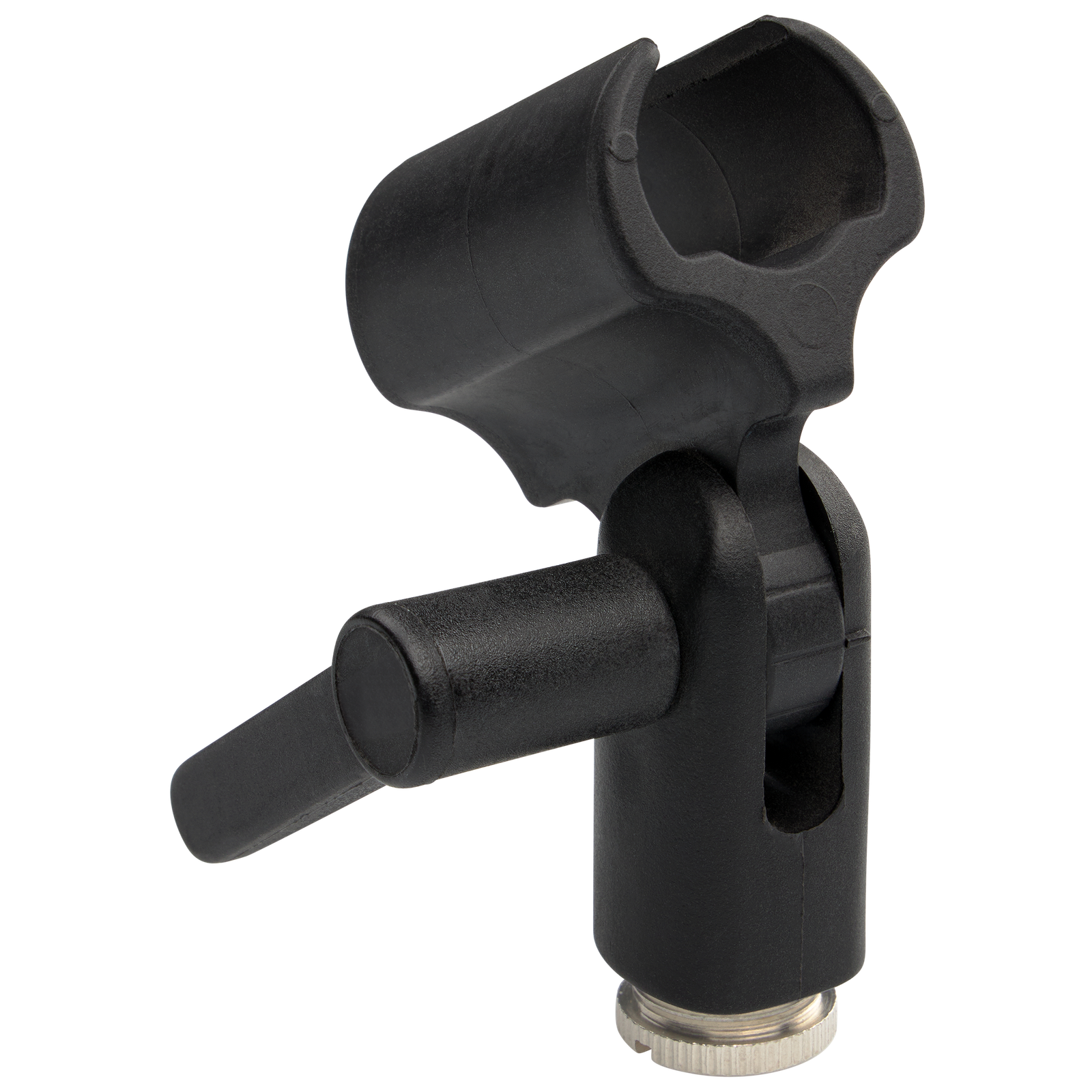 Stand clip for cylindrical microphones